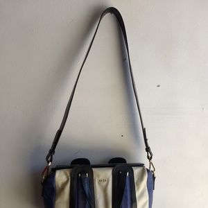 Gaya Colorblock leather shoulder bag